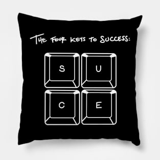 The Four Keys to SUCCESS Pillow