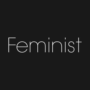 Feminist | White Print T-Shirt