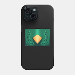 Emerald Bird Mask Phone Case