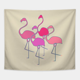Pink Flamingos Tapestries Teepublic