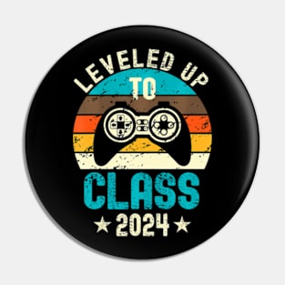 2024 Senior Graduation Leveled Up Gamer 2024 Pin