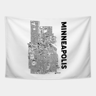 Minneapolis Map Tapestry