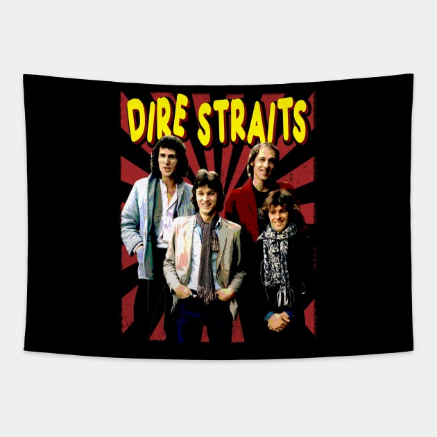 Sultans of Style Dire Band Tees – Where Classic Rock and Fashion Collide! Tapestry by Femme Fantastique