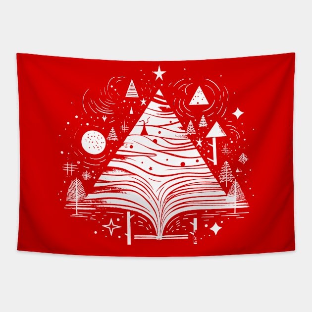 THE CHRISTMAS TREE FUNNY CUTE GIFT 2023 Tapestry by miskel