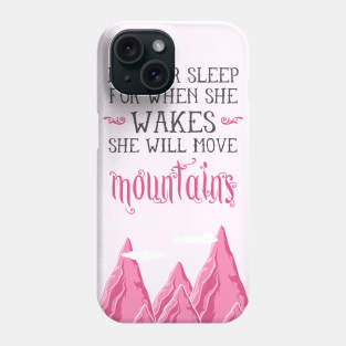 Let her sleep Phone Case