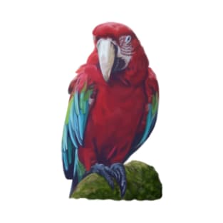 Scarlet Macaw - Digital illustration T-Shirt