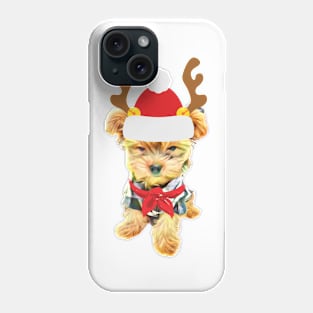 Deer Puppy Christmas gifts, Dog, Holiday gift Phone Case