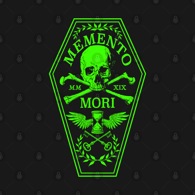 Memento Mori in Green by RavenWake