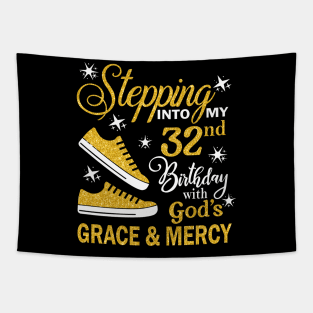 Stepping Into My 32nd Birthday With God's Grace & Mercy Bday Tapestry