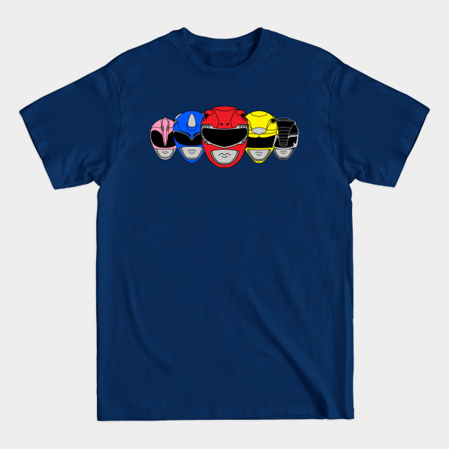 Discover Mighty Helms - Power Rangers - T-Shirt