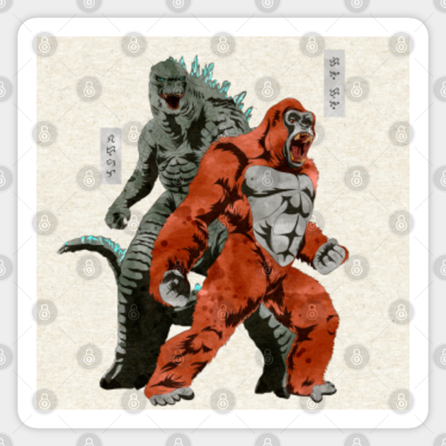Godzilla Vs Kong Godzilla Vs Kong Sticker Teepublic This can only mean one thing: godzilla vs kong