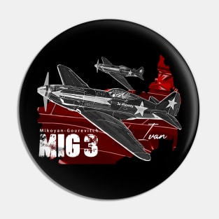 Mikoyan-Gurevich MiG-3 Russian Vintage Aircraft Pin