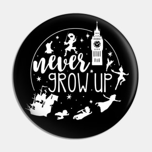 Never Grow Up Pin