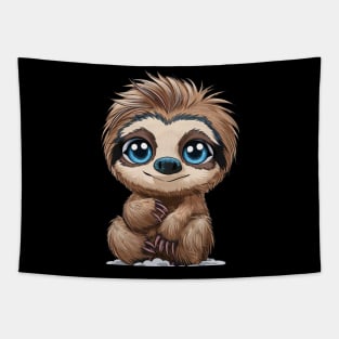 Cute Sloth Tapestry