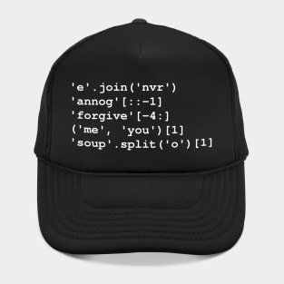 Rick Roll in Python Hat