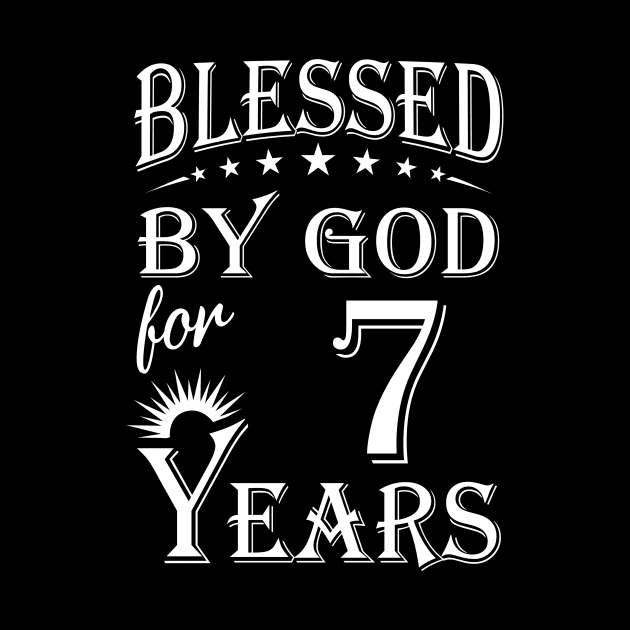 Blessed By God For 7 Years Christian by Lemonade Fruit