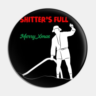 Shitter's Full Cousin Eddie Merry Christmas Vacation T-Shirt Pin