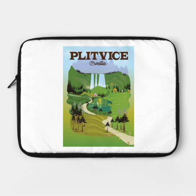 Plitvice Croatia Travel poster