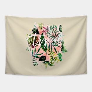 Tropical Flora Tapestry