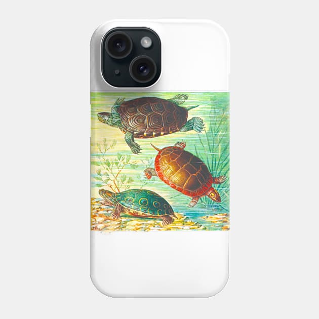 Turtles Turtles and Ocean Phone Case by Marccelus