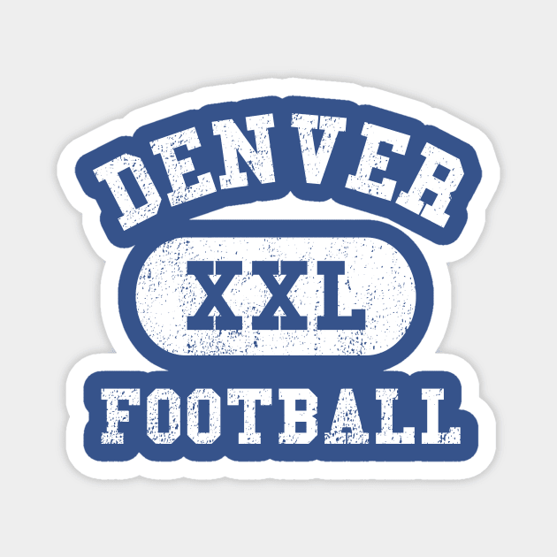 Denver Football Magnet by sportlocalshirts