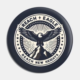 Reach New Heights Pin