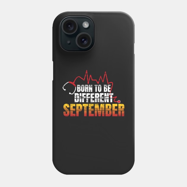 Birthday gifts: Born to be different September Phone Case by PlusAdore