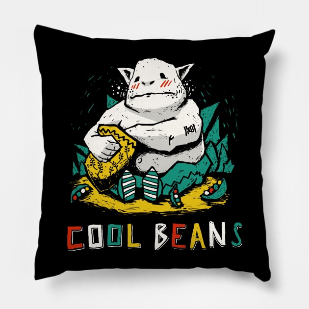 Cool Beans! Pillow by RonanLynam