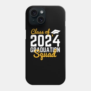 Class Of 2024 Senior Graduation Squad Funny Graduate Family Matching Phone Case