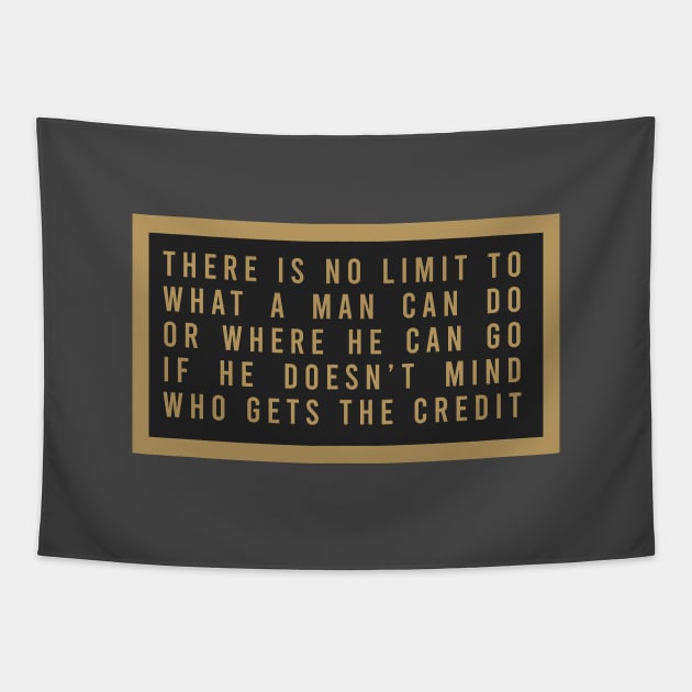 The Reagan Desk Plaque Tapestry by FranklinPrintCo