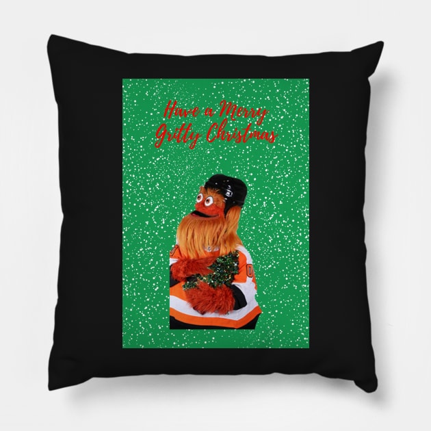 have a merry gritty christmas! Pillow by cartershart