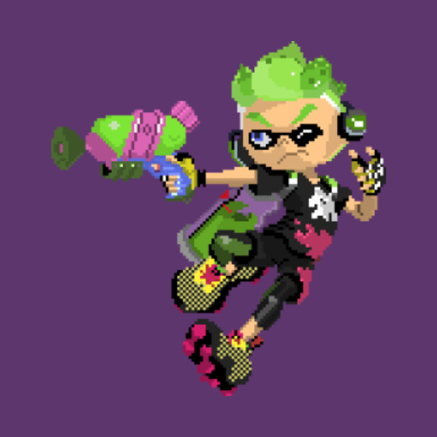splatoon pixel splatoon t