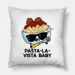 Pasta-la-vista Baby Cute Food Pasta Pun Pillow