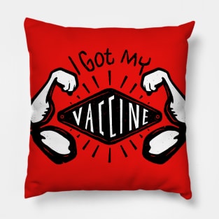 I Got My Vaccine Pillow