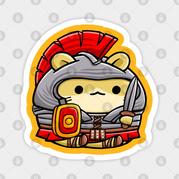 Cute Hamster Ancient Roman Costume Magnet by MEDZ