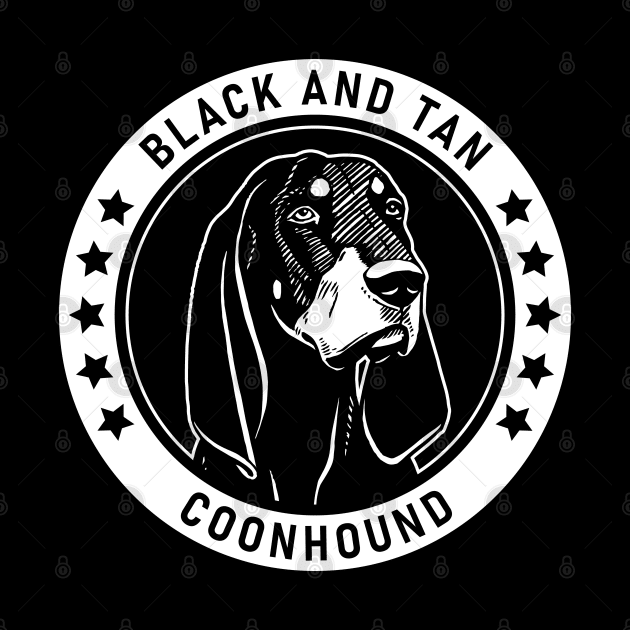 Black and Tan Coonhound Fan Gift by millersye