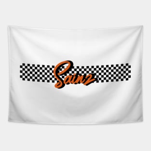 Race Flag Design 2 - Carlos Sainz Tapestry