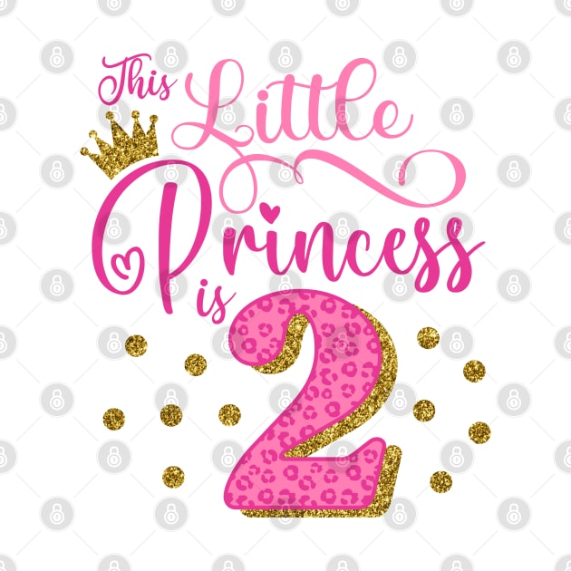 This little princess is 2 Birthday Girl by Hobbybox