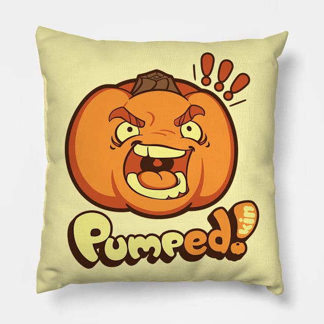 Pumped!kin Pillow by JollyHedgehog