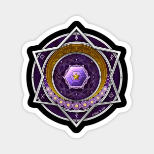 Violet Rune Magnet