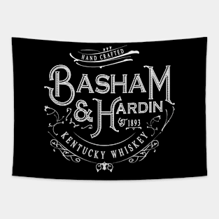 Basham & Hardin Kentucky Whiskey Logo by David Basham Tapestry