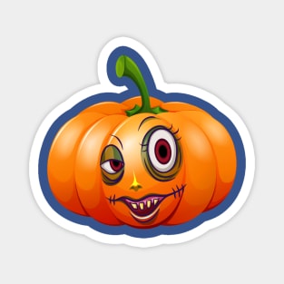 Funny Pumpkin Magnet