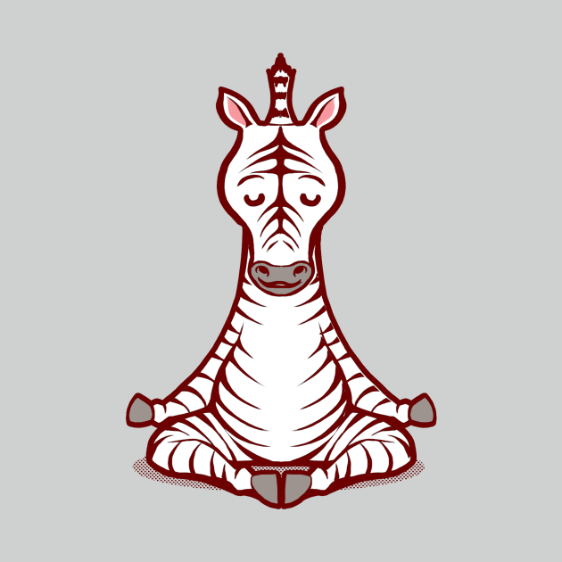 Zebra Animals Meditation Zen Buddhism by Tobe_Fonseca