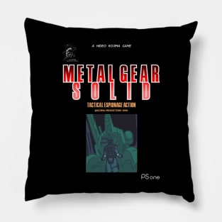 Metal Gear Solid Retro Boxart Pillow