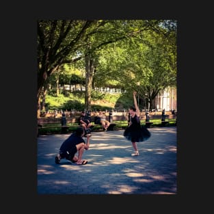 Central Park Ballet Dancer Shooting NYC T-Shirt