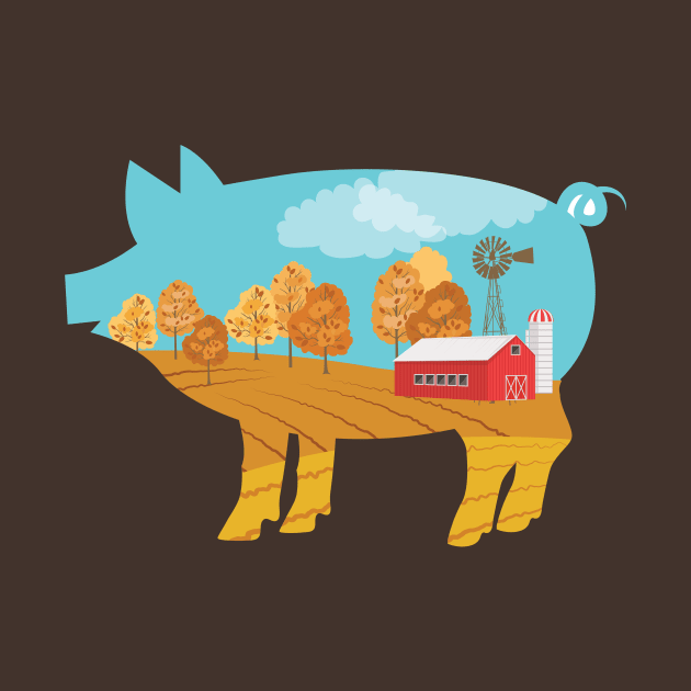 Farm Double Exposure by SWON Design