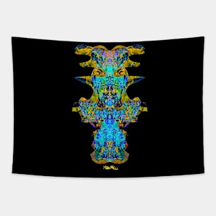 MetaRagz color35 psychedelic Tapestry