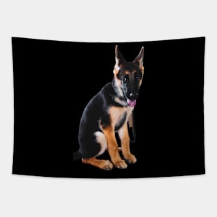 i love German Shepherd Tapestry