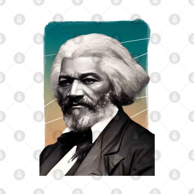 American Abolitionist Frederick Douglass Illustration by Litstoy 