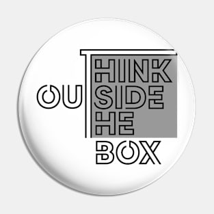 Think Outside the Box Pin